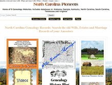 Tablet Screenshot of northcarolinapioneers.com